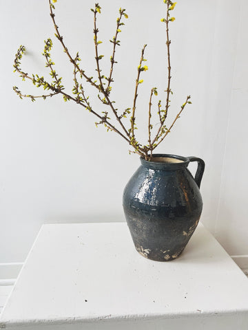 Decorative Distressed Terra-cotta Vase