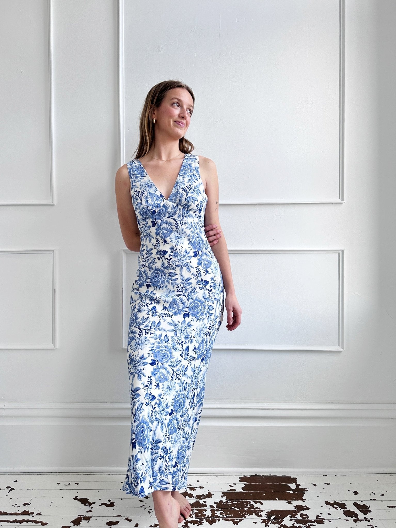 Empire Waist Midi Dress