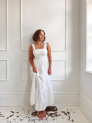 Eyelet Maxi dress