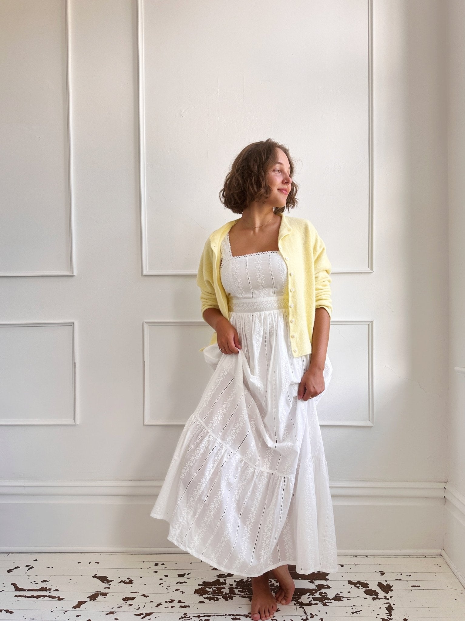 Eyelet Maxi dress