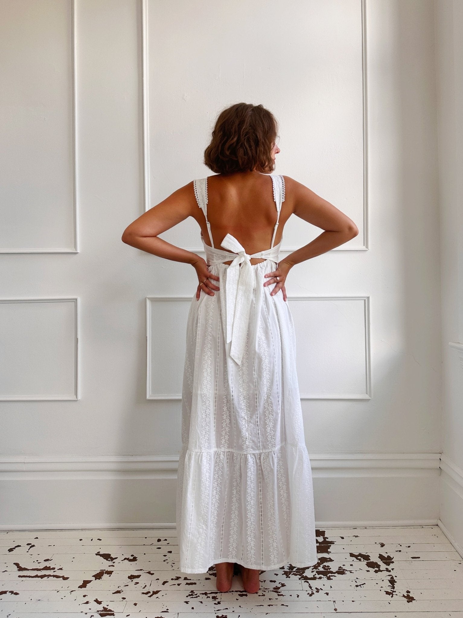 Eyelet Maxi dress