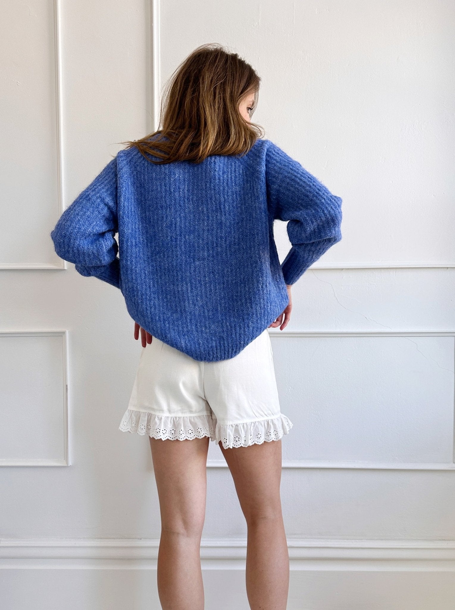 Eyelet Ruffle Shorts