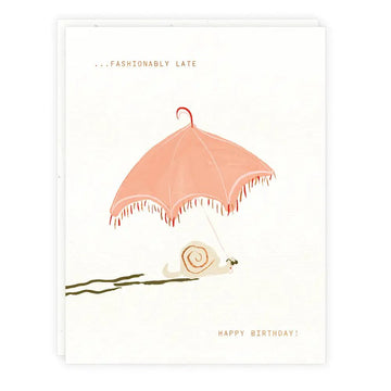 Fashionably Late Card