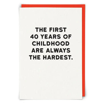 First 40 Card