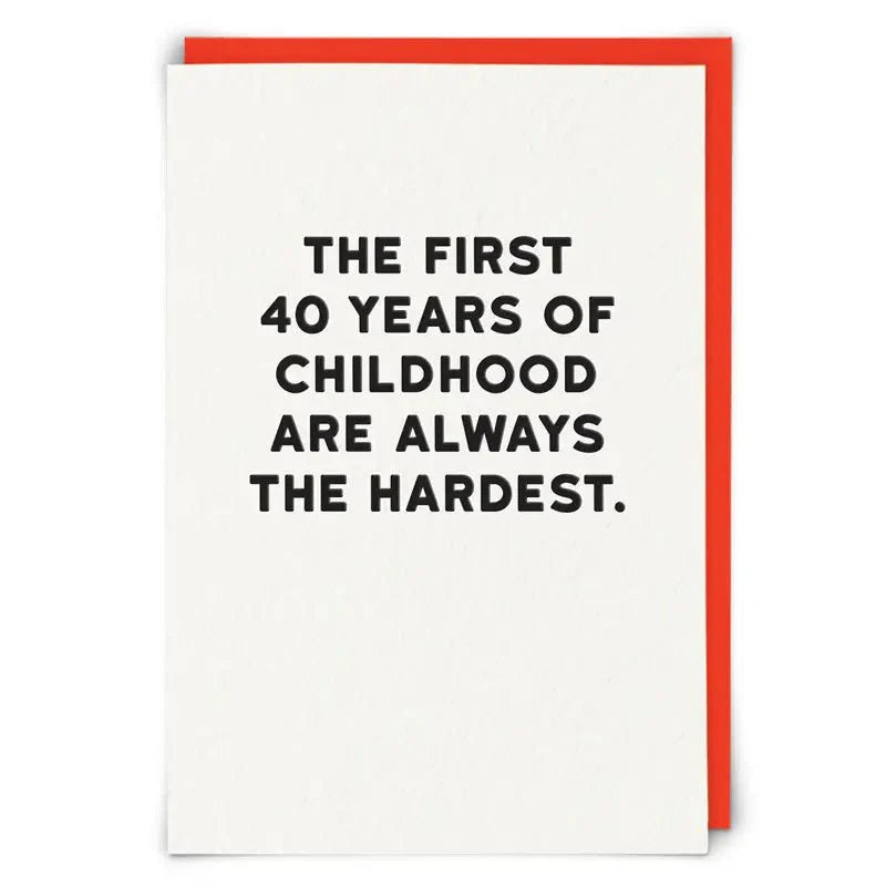 First 40 Card