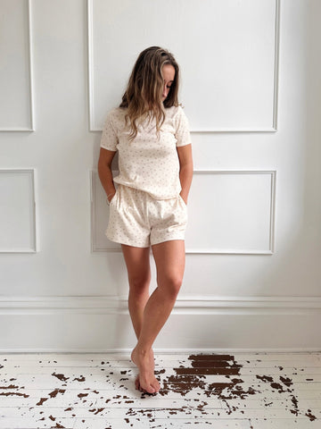 Floral Thermal Tee