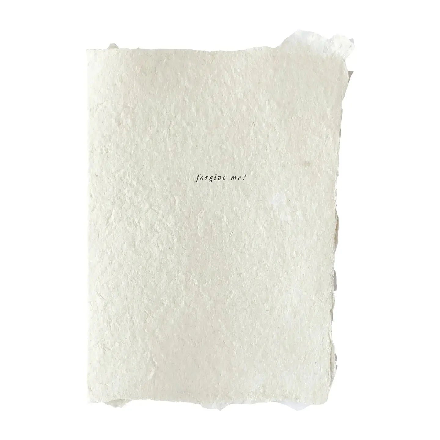 "forgive me?" Card