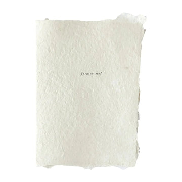 "forgive me?" Card