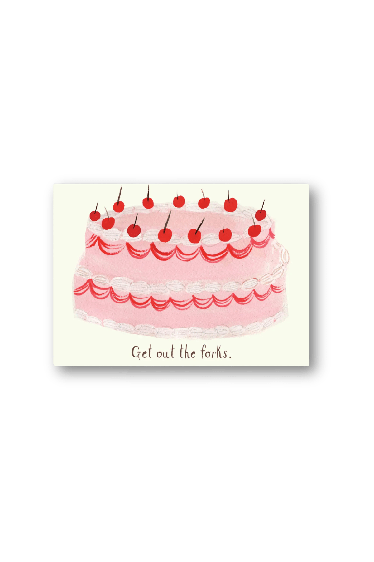 Forks Out Card
