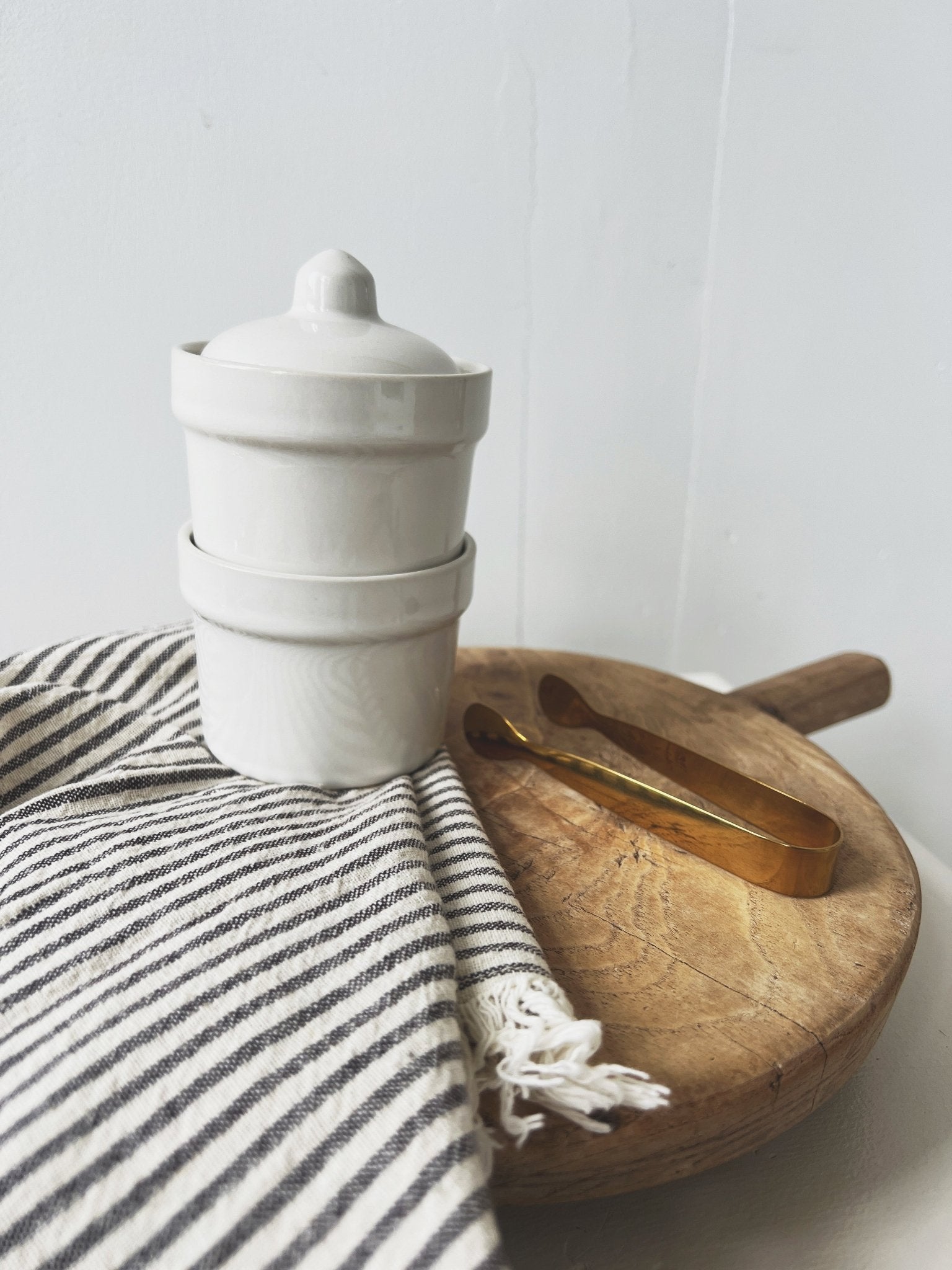 Found Wood Bread Board w/ Handle