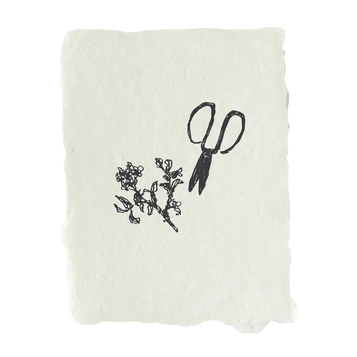 Garden Shears Note Card Set