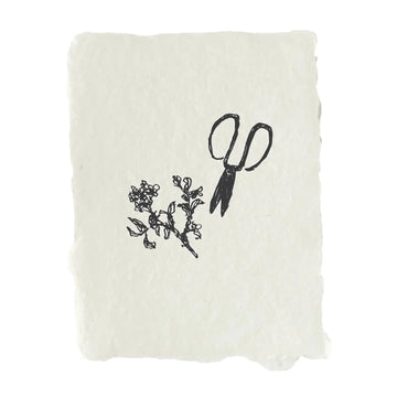 Garden Shears Note Card Set