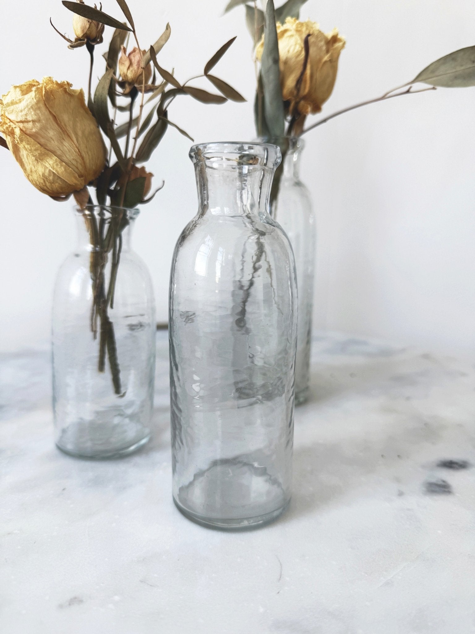Hand- Blown Glass Bud Vase