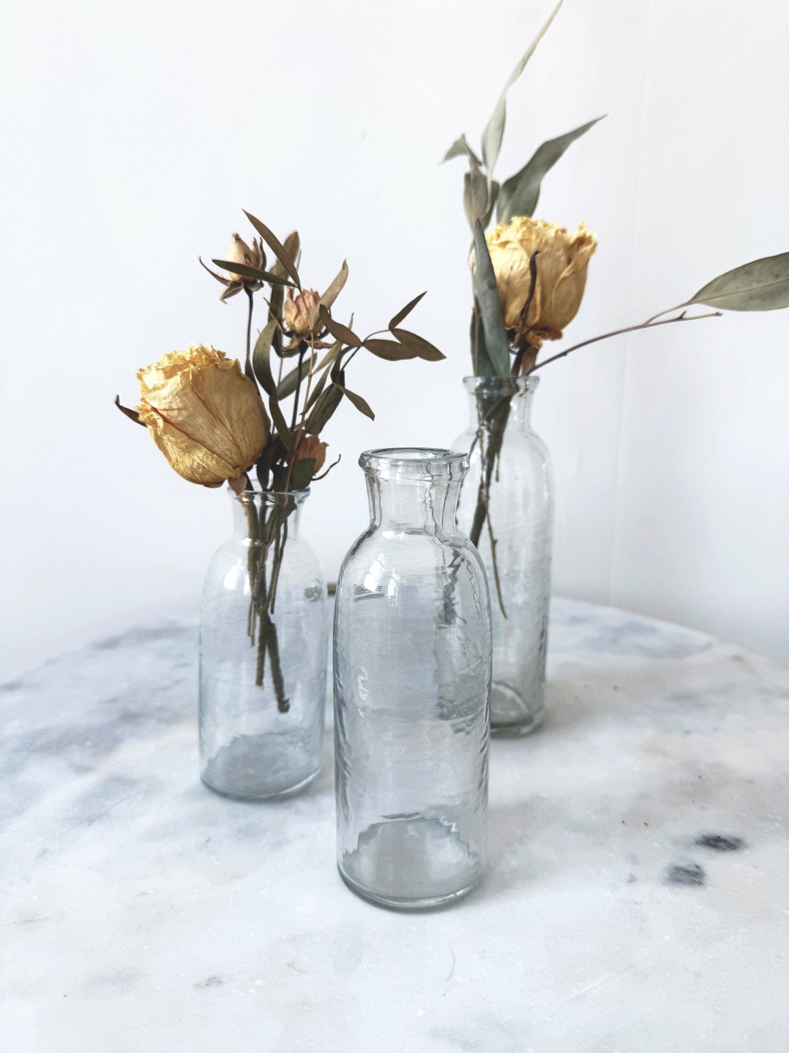 Hand- Blown Glass Bud Vase