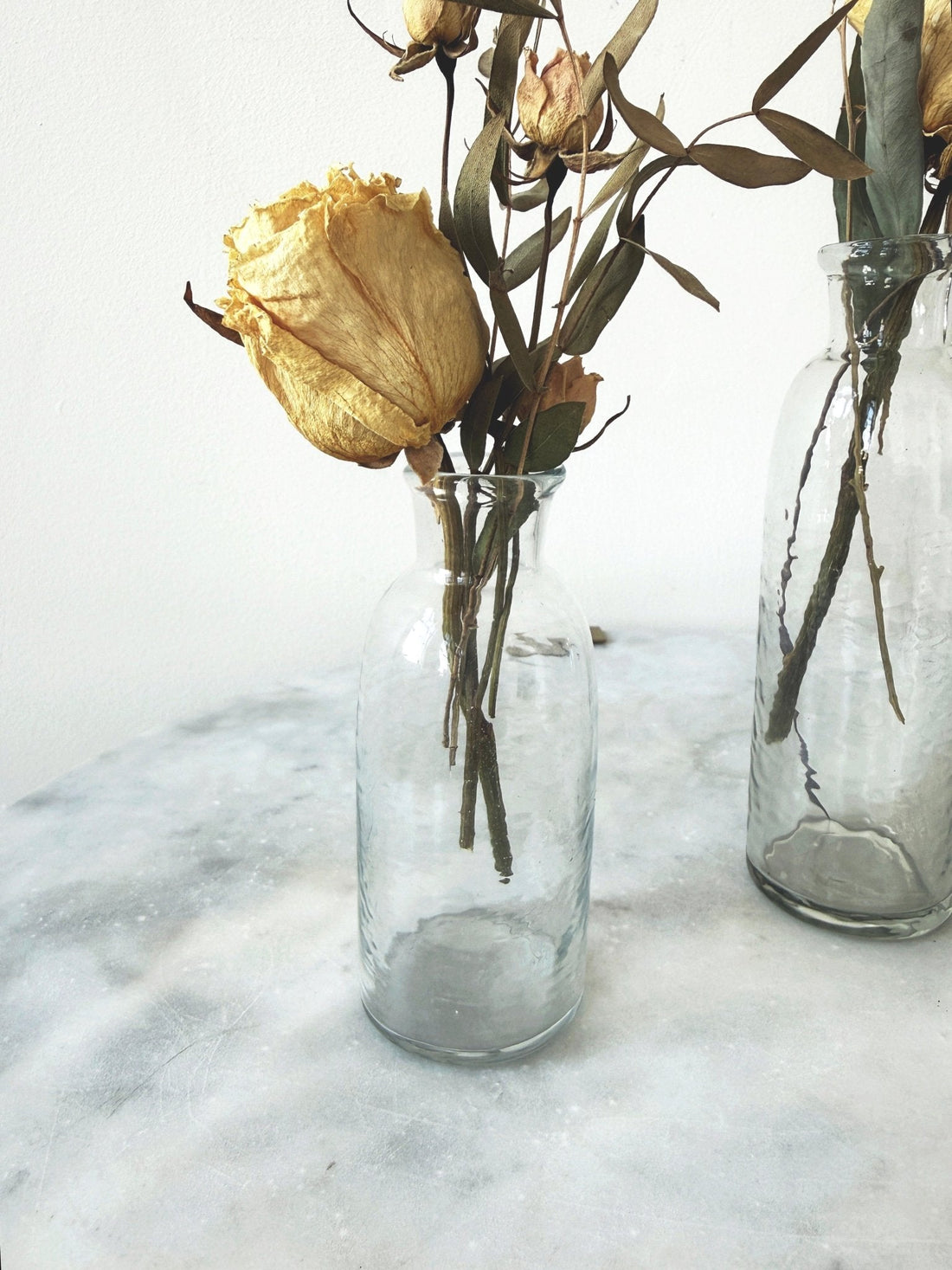 Hand- Blown Glass Bud Vase