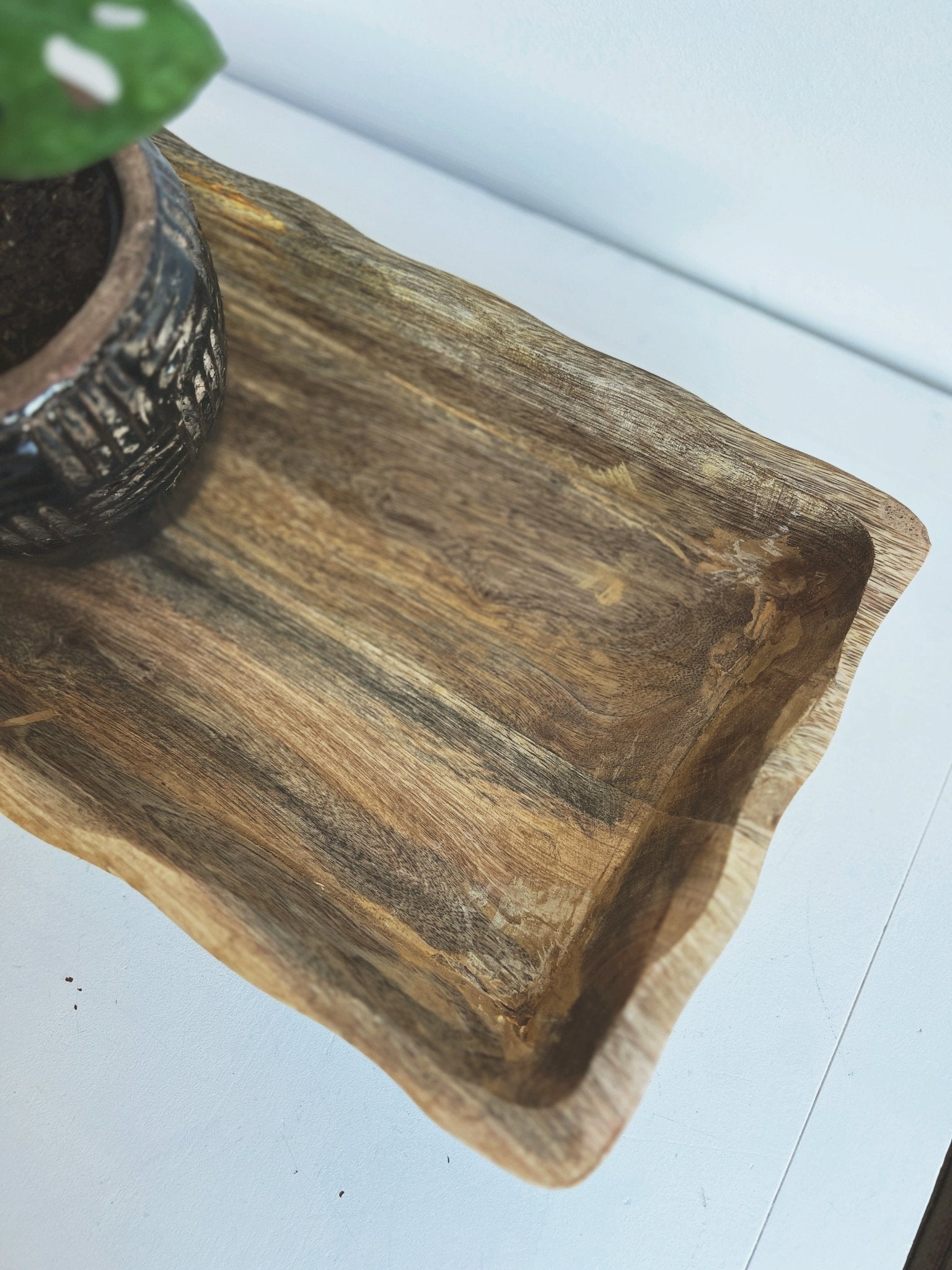Hand Carved Mango Wood Bowl