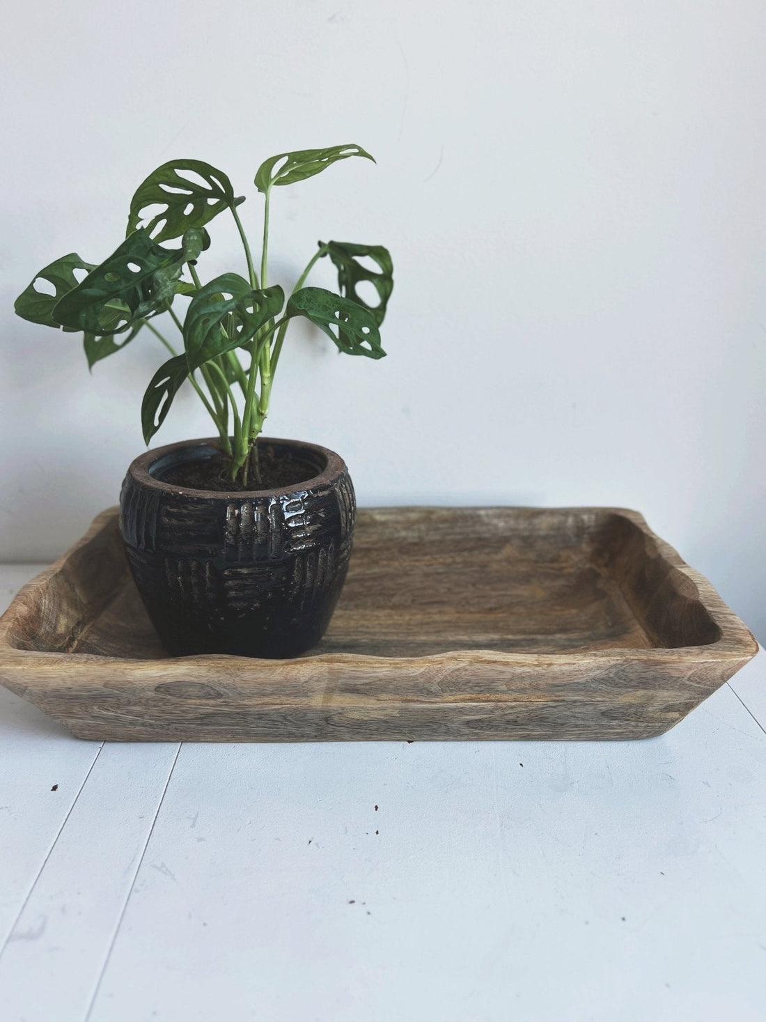 Hand Carved Mango Wood Bowl