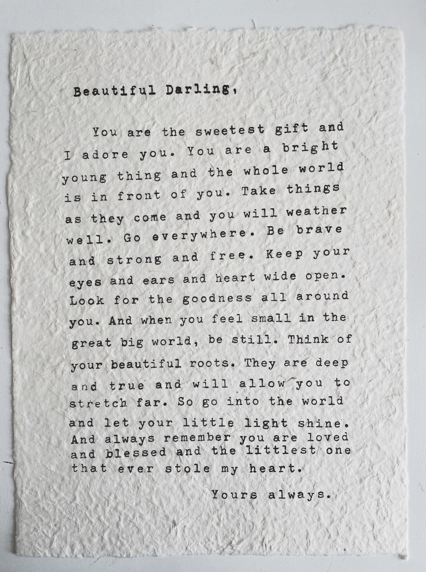 Handmade Paper Print