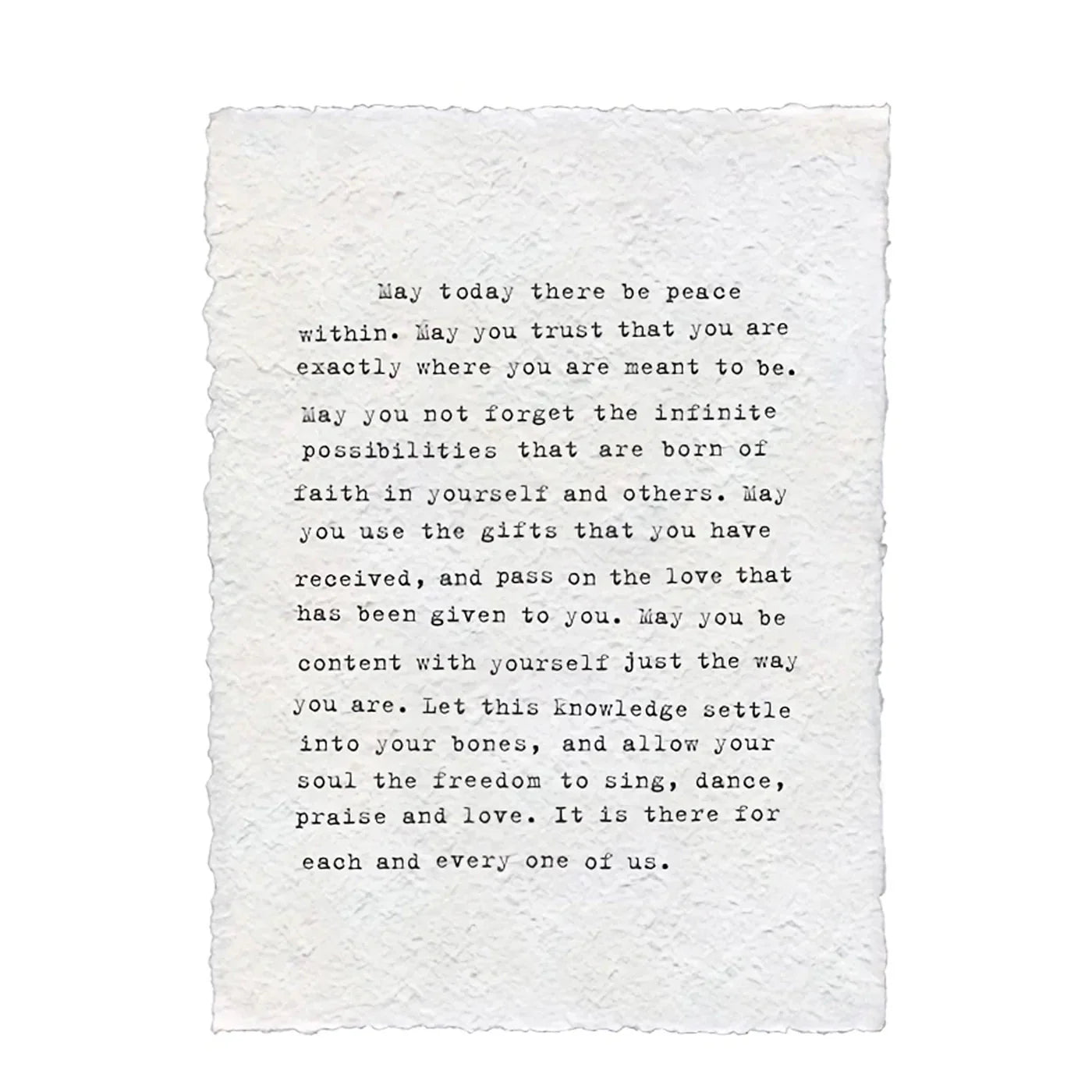 Handmade Paper Print