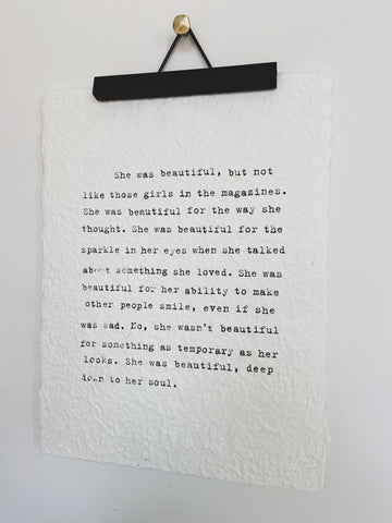 Handmade Paper Print