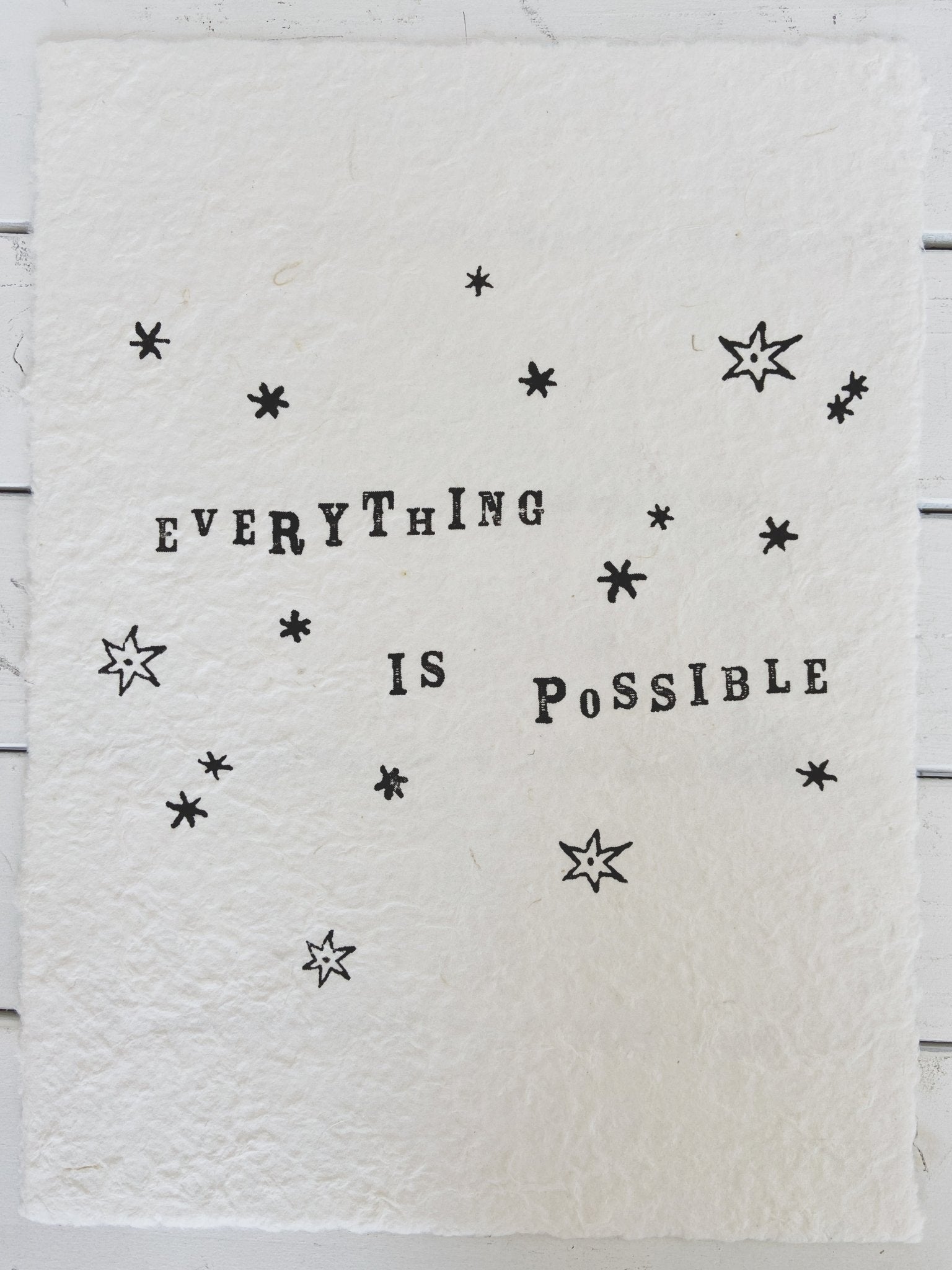 Handmade Paper Print