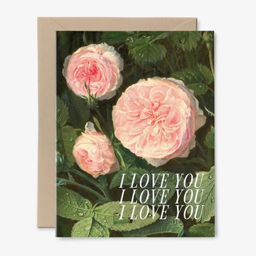I Love You Roses Card