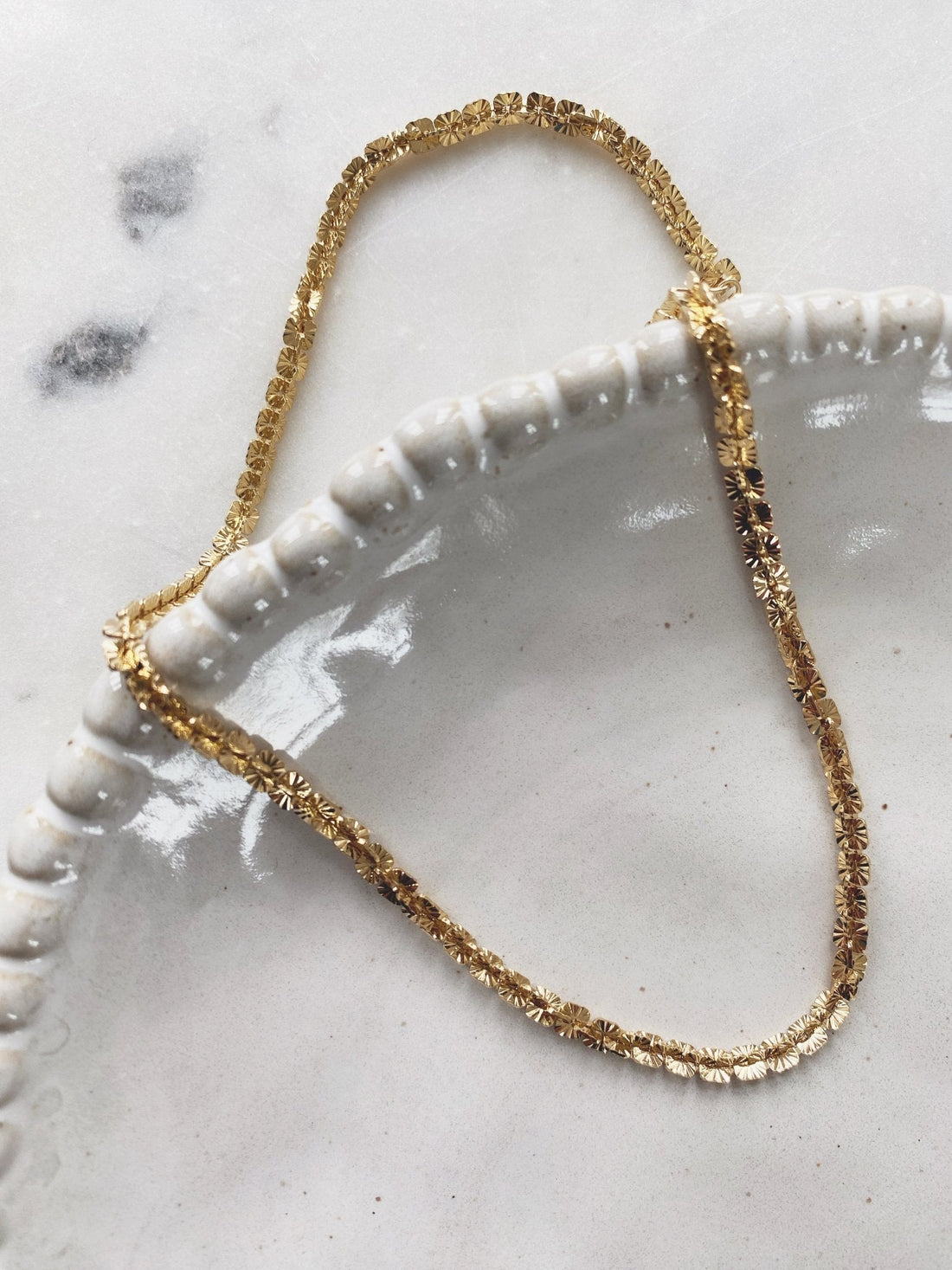 Jennifer Chain Necklace, Gold Filled