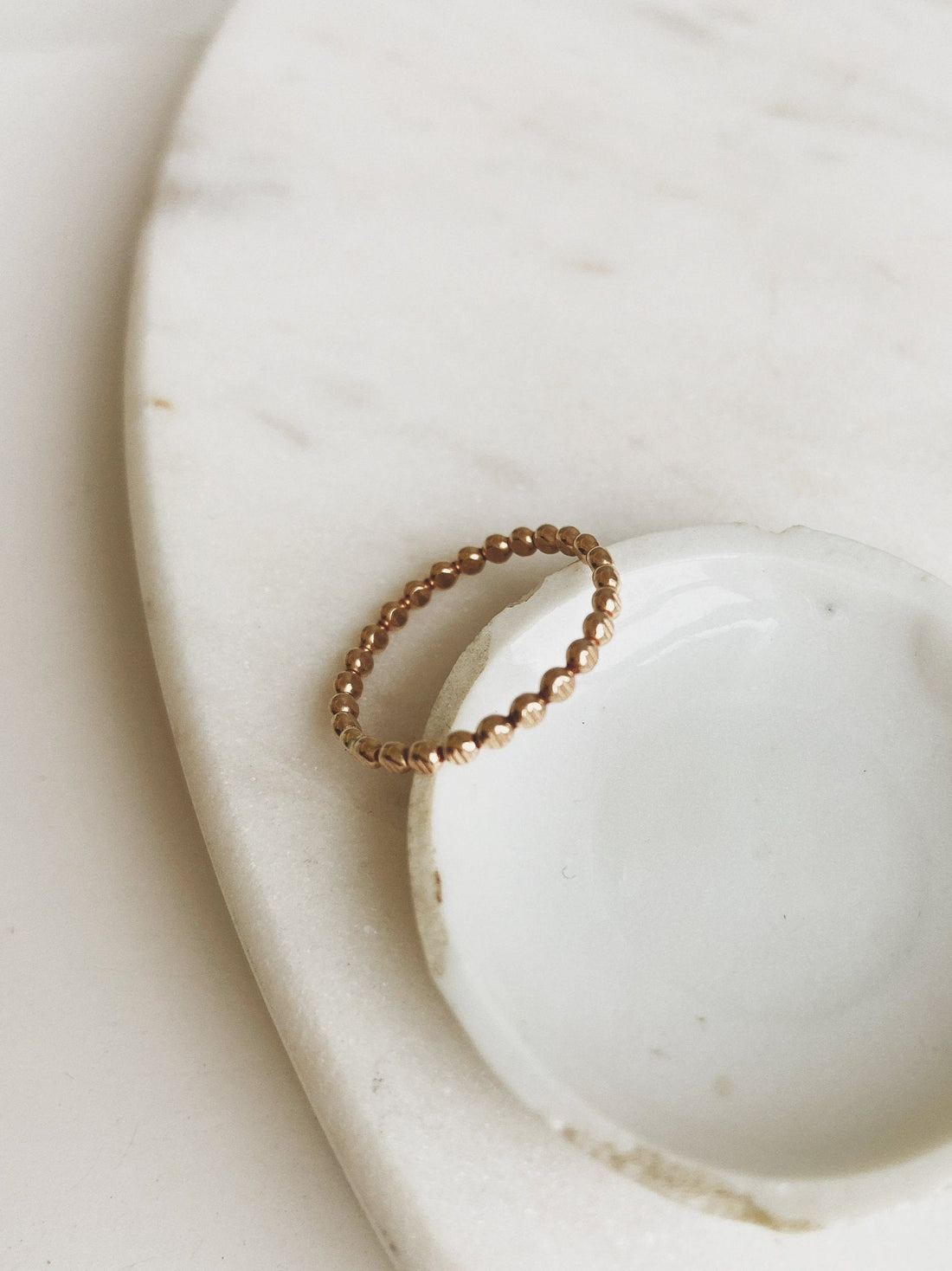 Jules Coin Texture Stacker Band