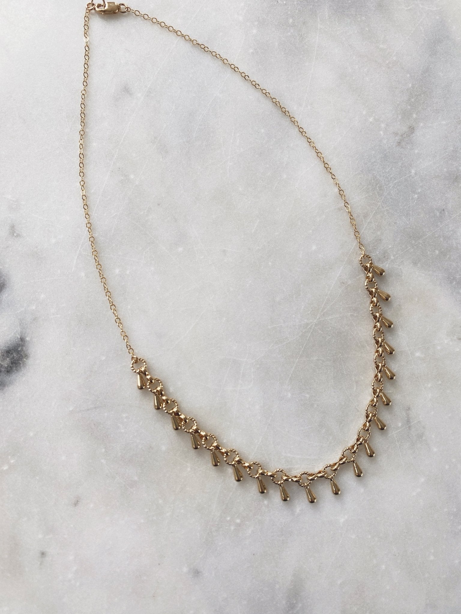 Katla Necklace, Gold Filled