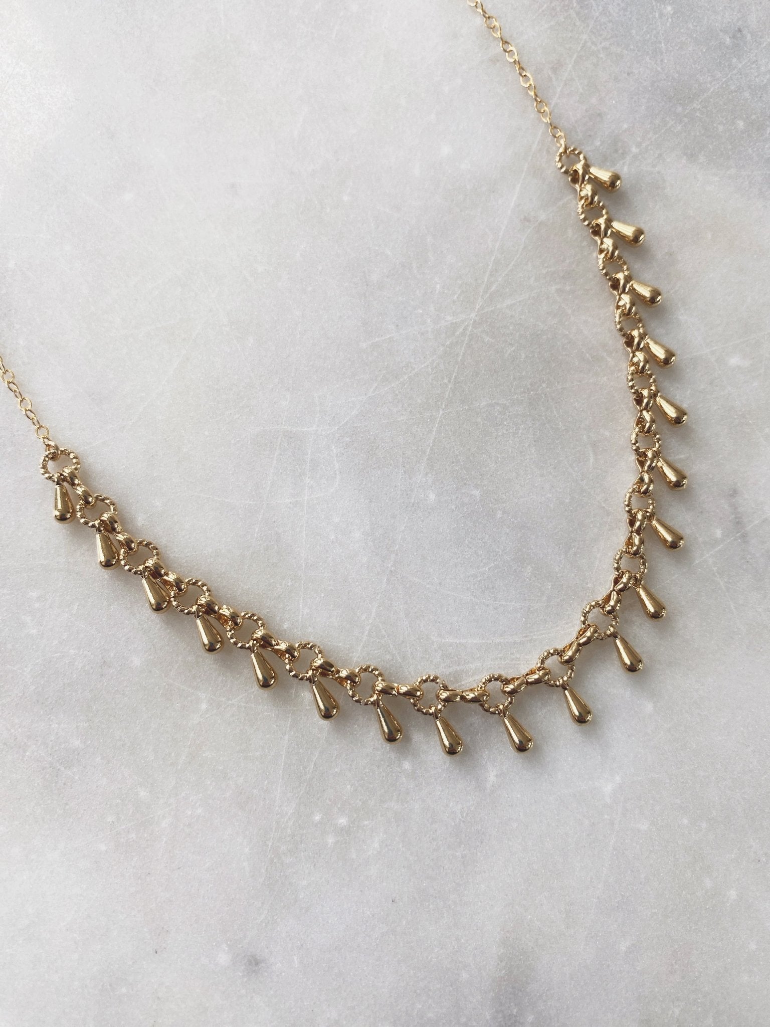 Katla Necklace, Gold Filled