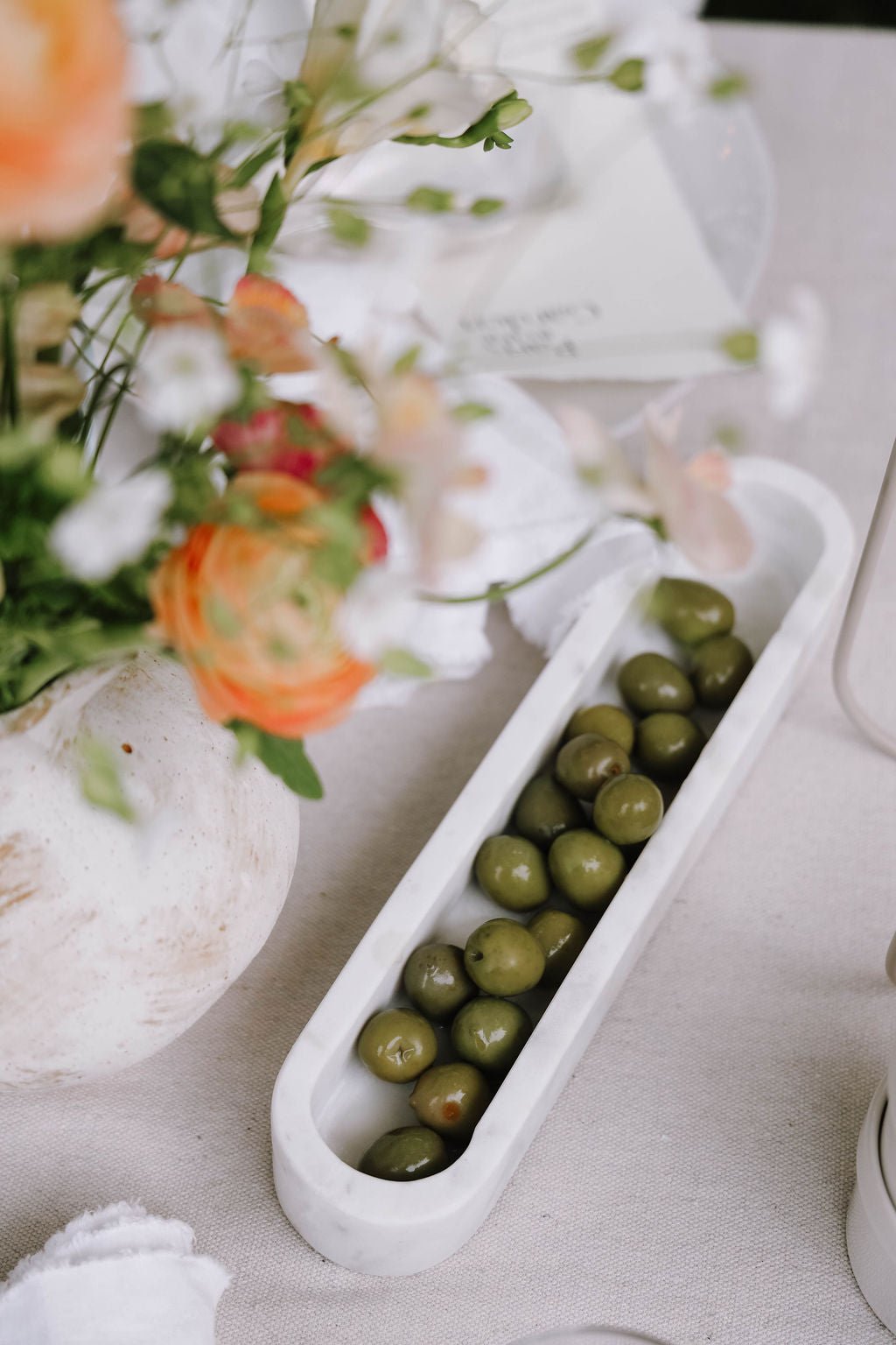 Long Marble Dish
