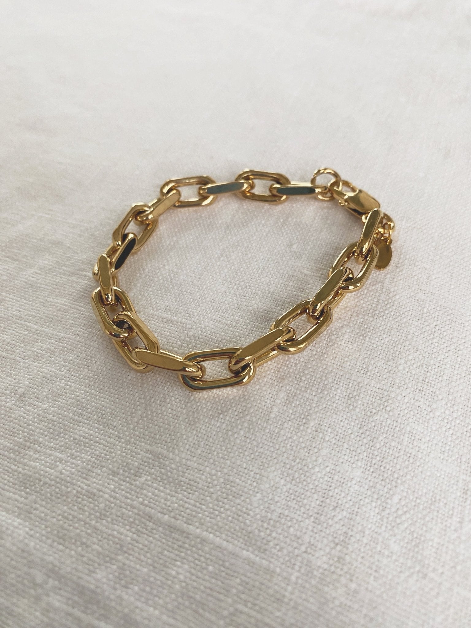 Luxe Link Bracelet, Gold Plated
