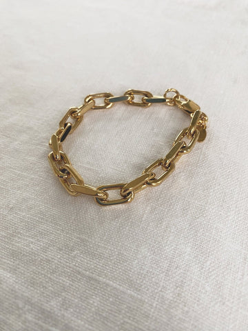 Luxe Link Bracelet, Gold Plated