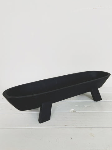 Mango Wood Footed Tray