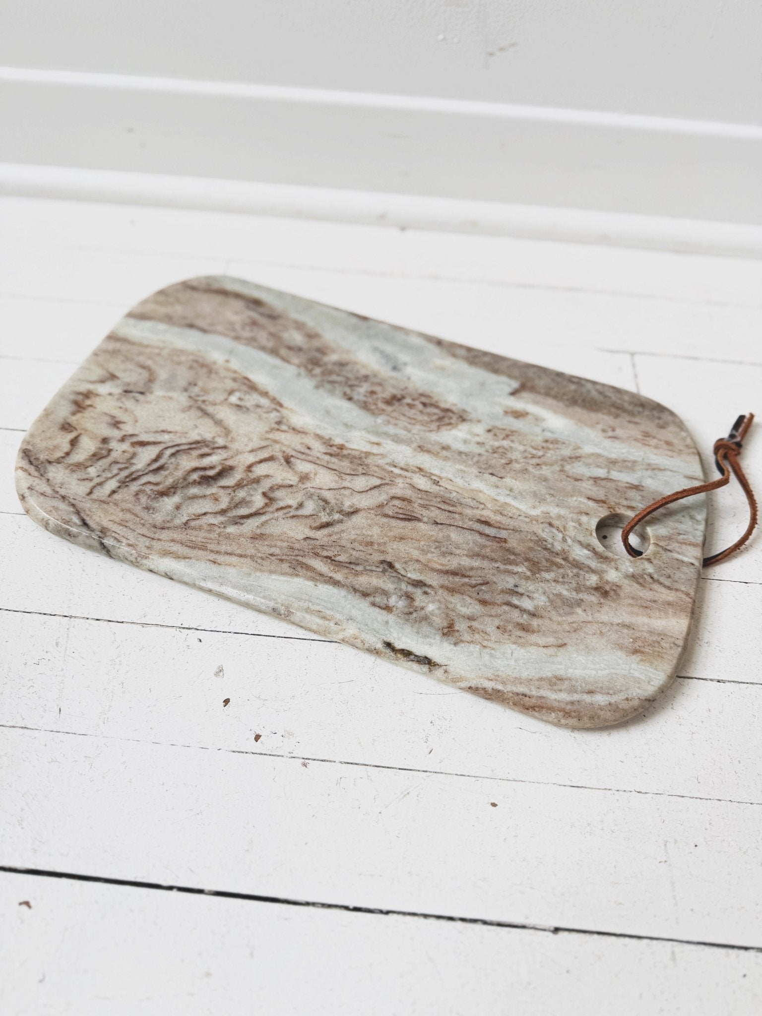 Marble Board w/ Leather Tie