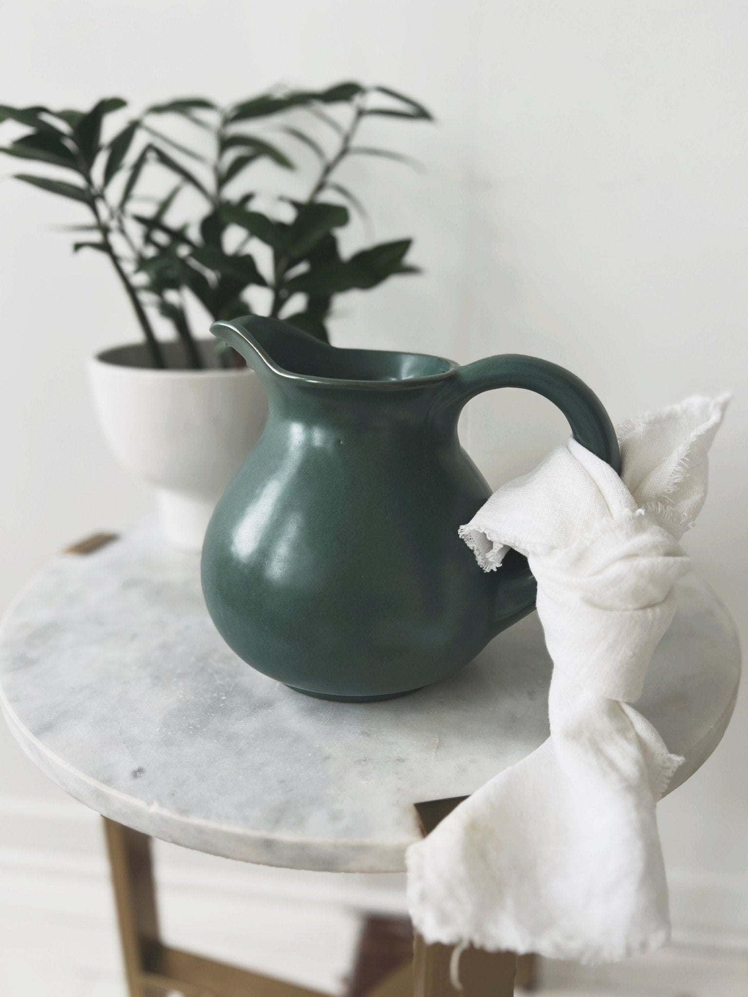 Matte Stoneware Pitcher