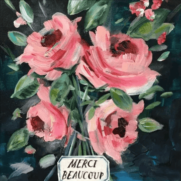 Merci Beaucoup Roses Card