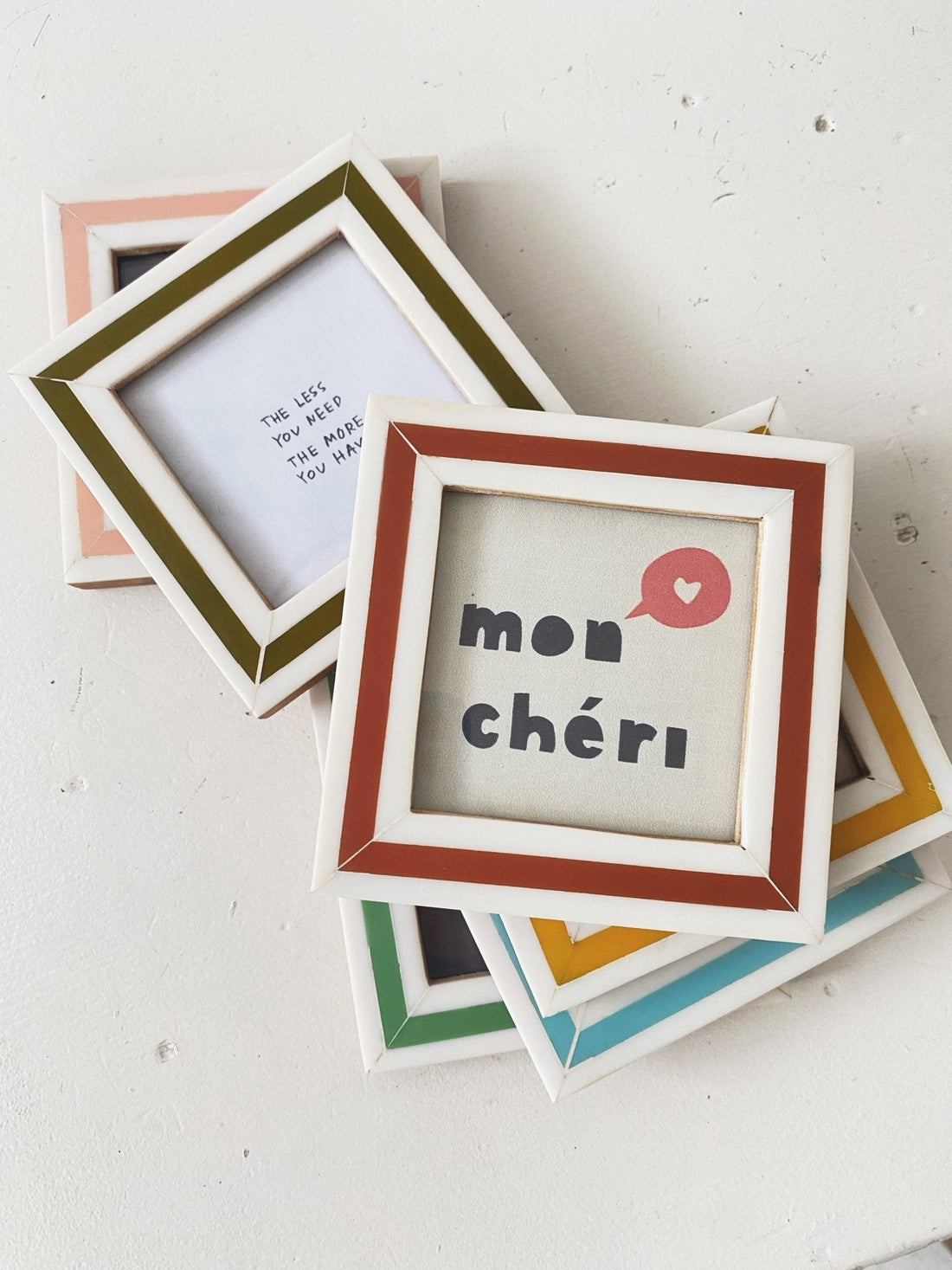 Mini Stripe Resin Frame Magnet