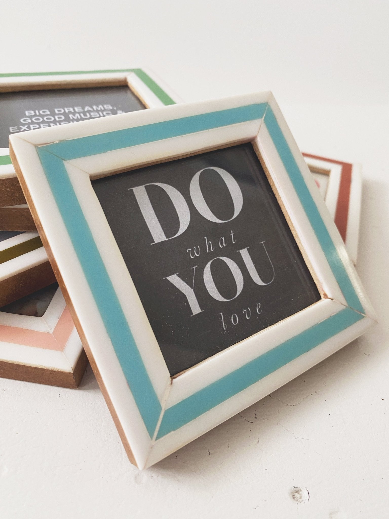 Mini Stripe Resin Frame Magnet