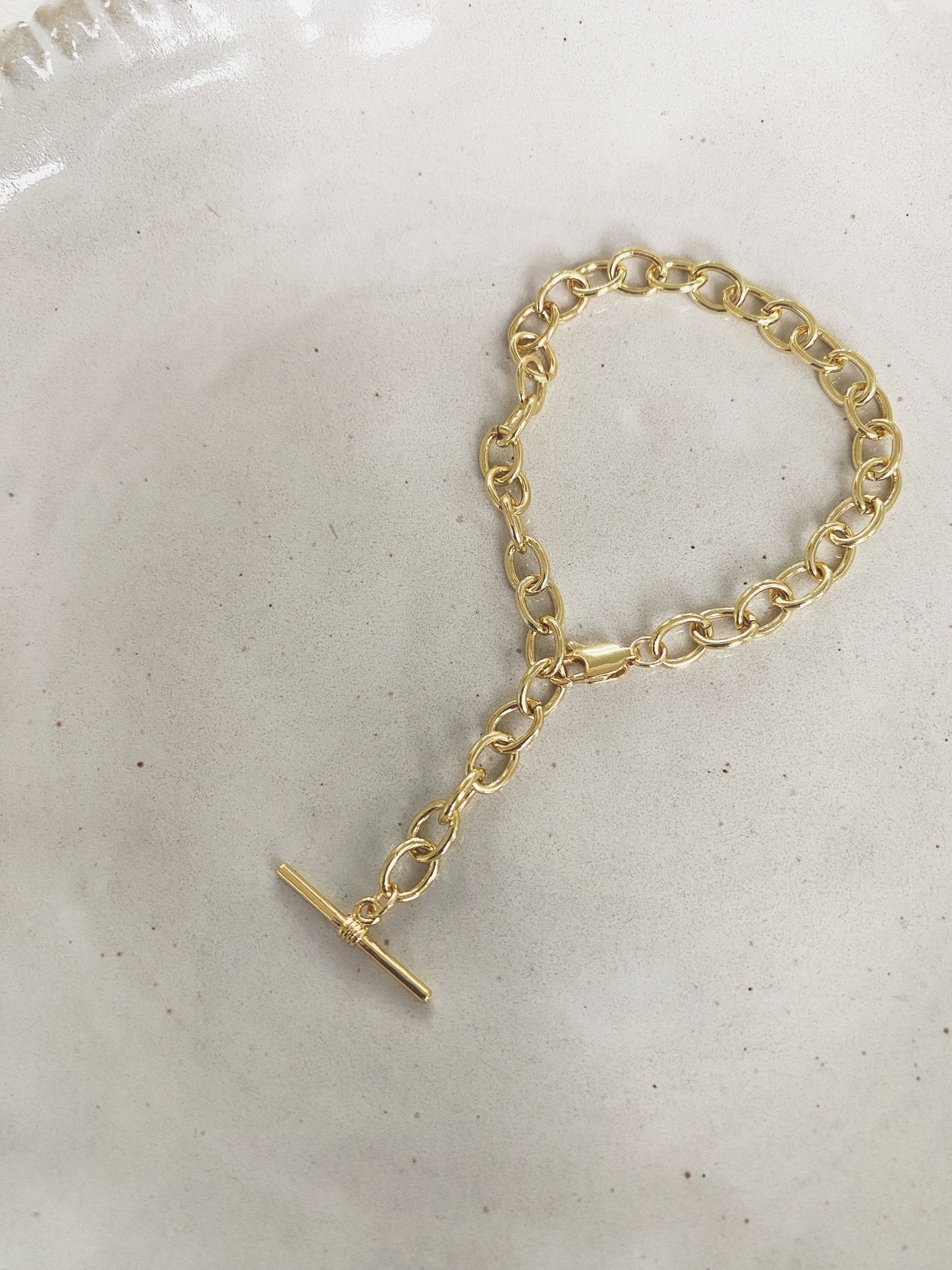 Monaco Bracelet, Gold Plated