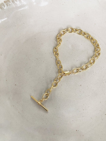 Monaco Bracelet, Gold Plated