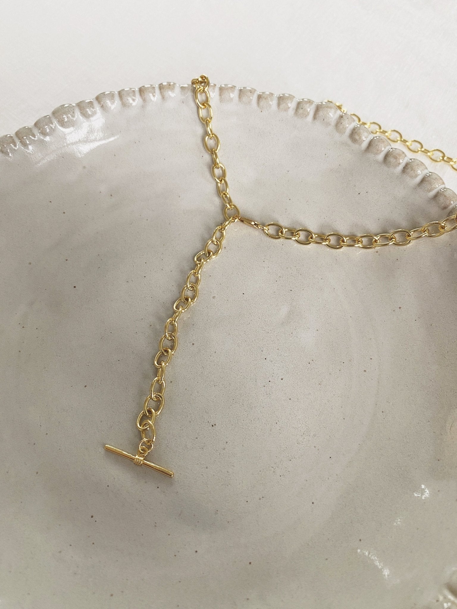 Monaco Necklace, Gold Plated