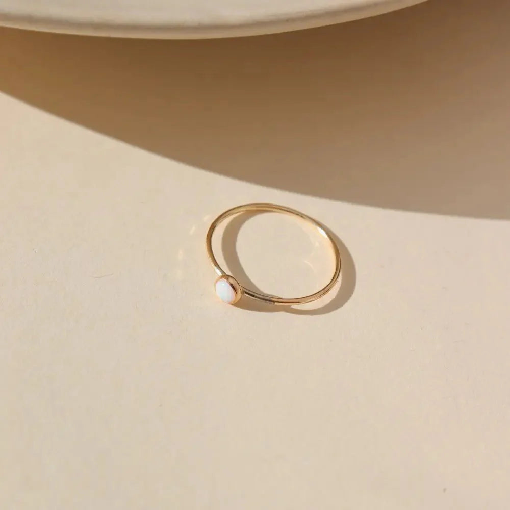 Opal Ring, Gold Filled