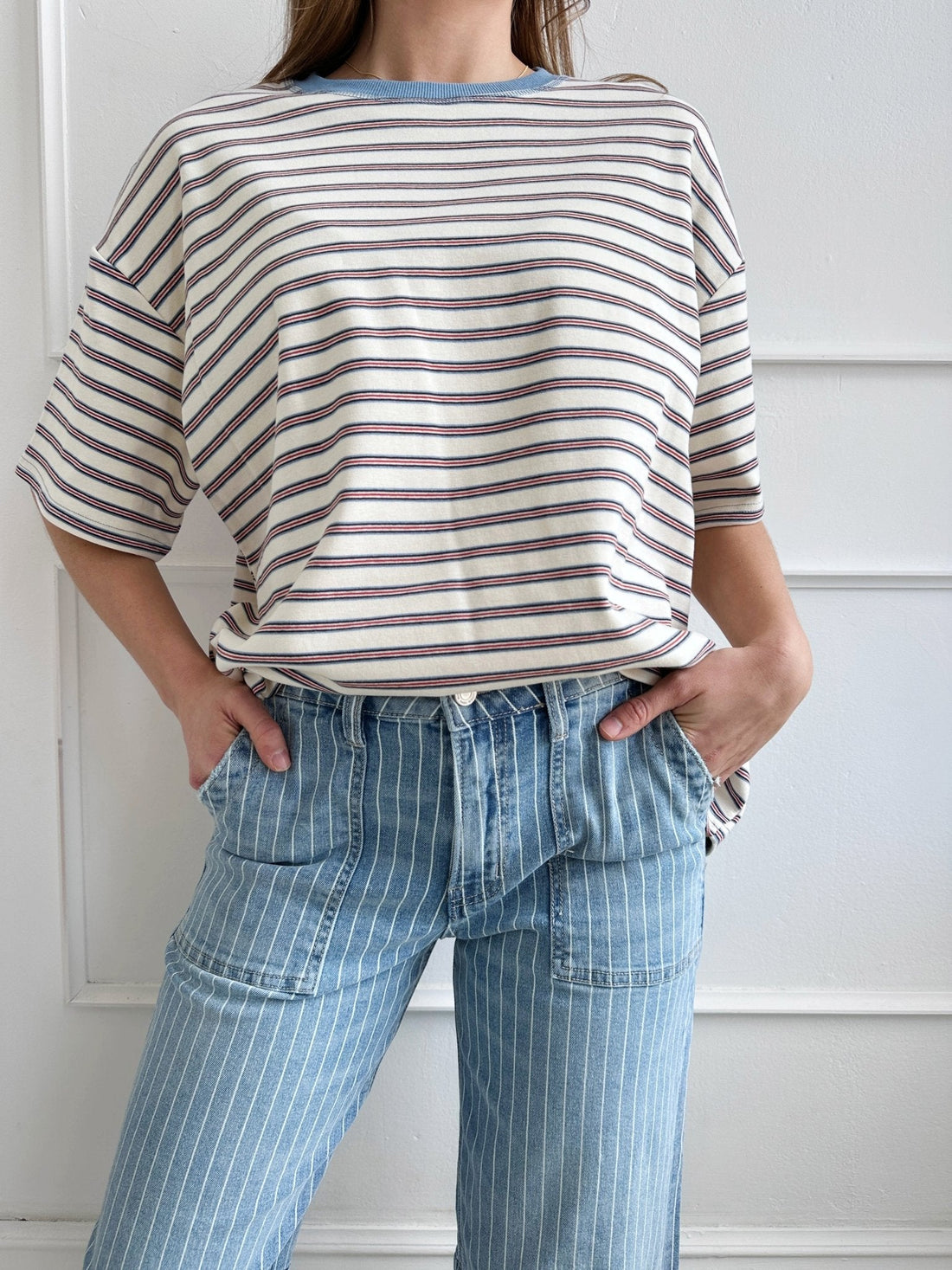 Oversized Striped Tee