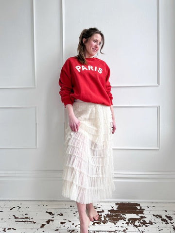 "Paris" Fleece Sweatshirt