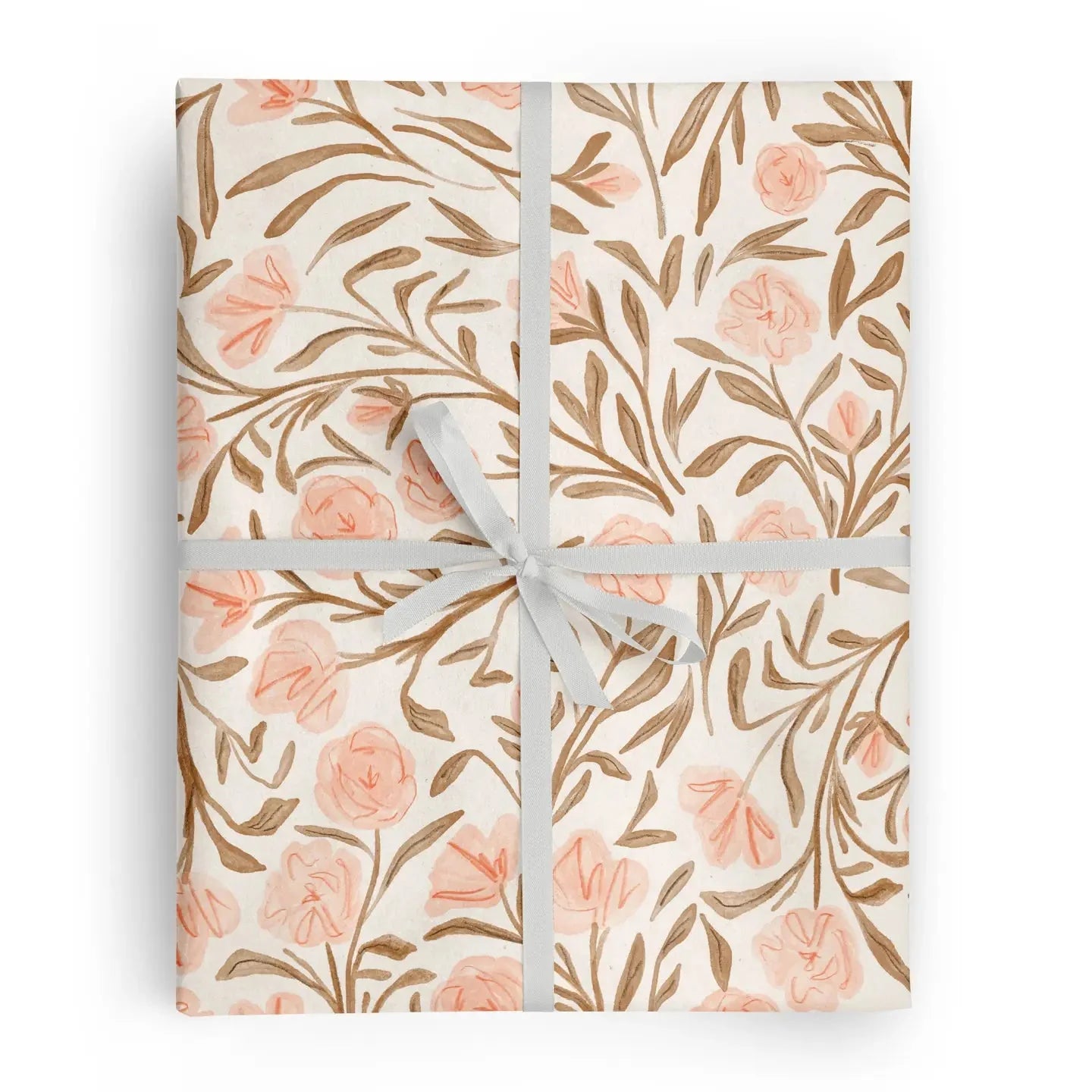 Pink Floral Gift Wrap