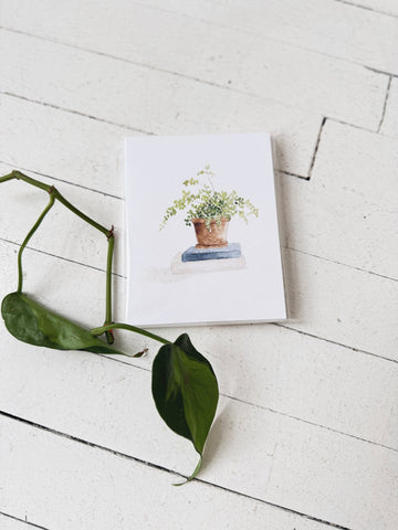 Potted Plants Notecard Set