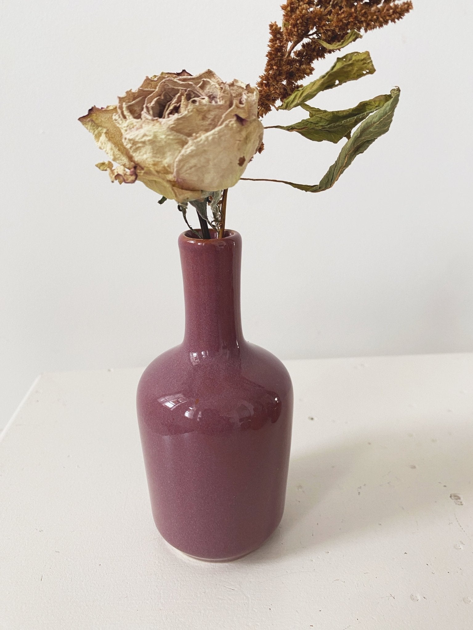 Reactive Glaze Bud Vases