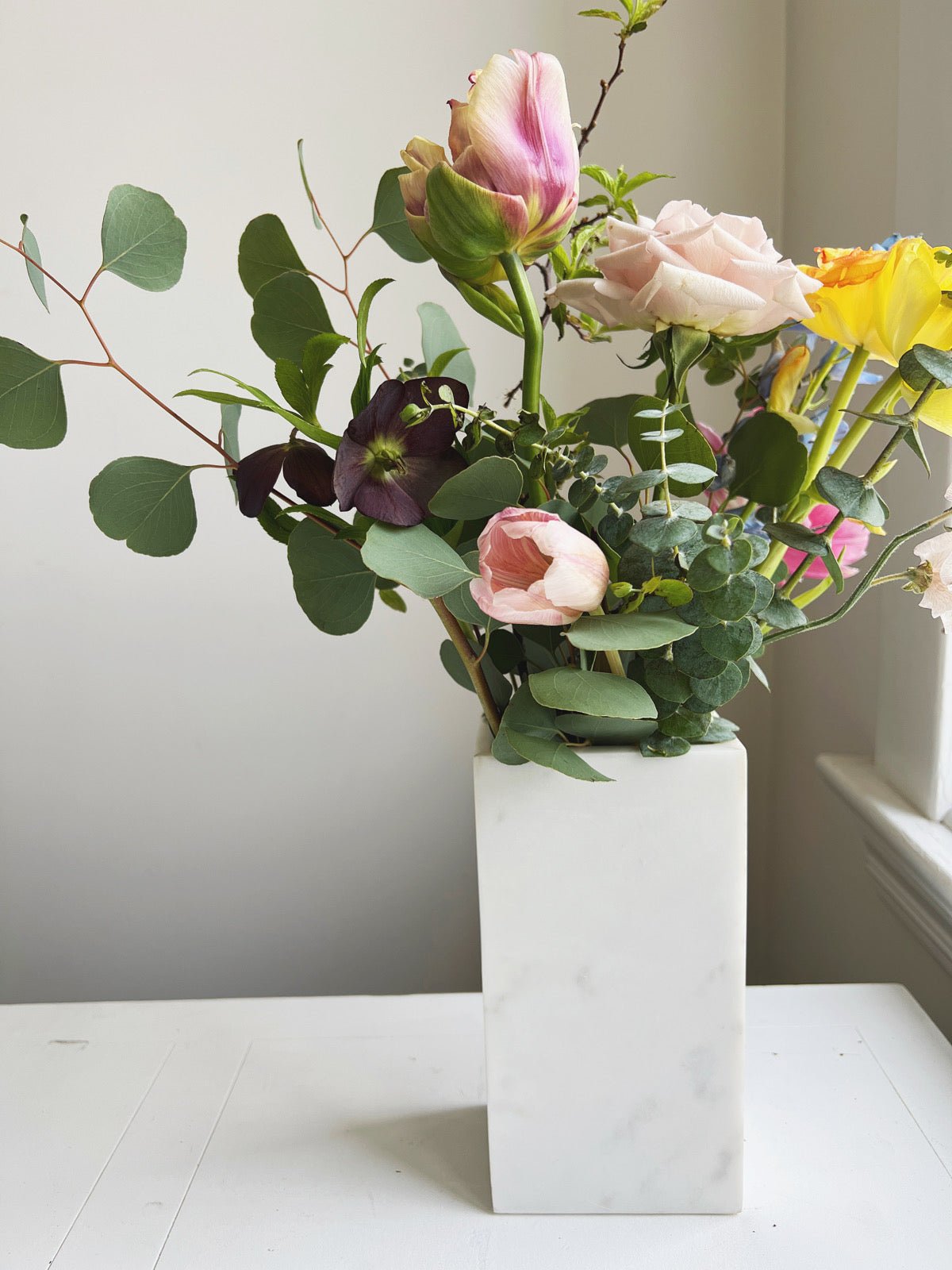 Rectangular Marble Vase