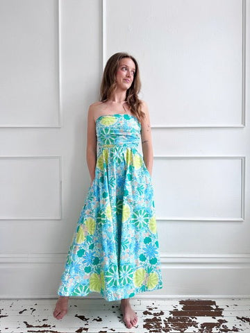 Ruched Strapless Dress